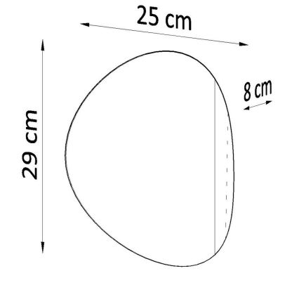 Nástenné svietidlo SENSES 2xG9/40W/230V čierna