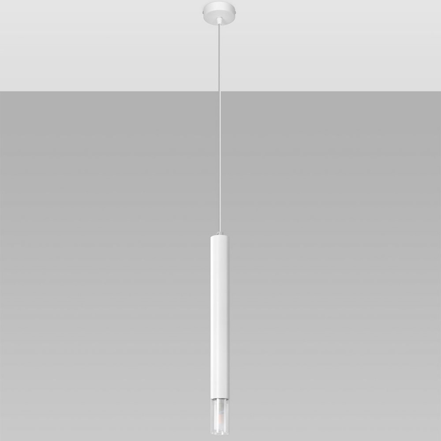 Luster na lanku VIZIER 1xG9/12W/230V biela