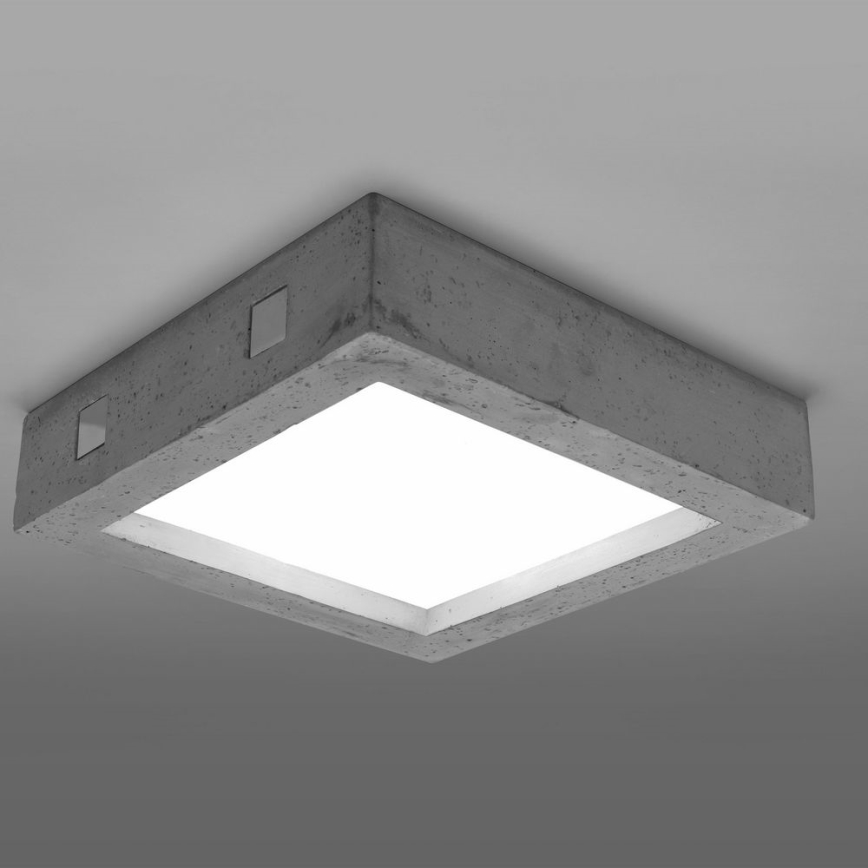 LED Stropné svietidlo RIZA LED/18W/230V betón