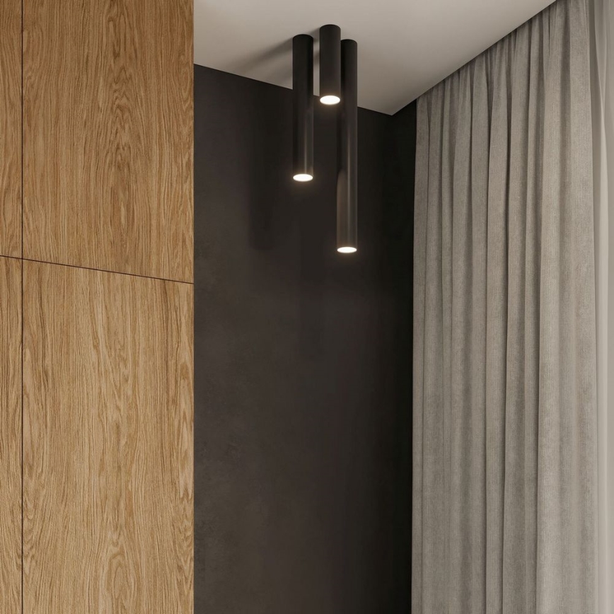 Bodové svietidlo LAGOS 1xGU10/10W/230V 60 cm čierna