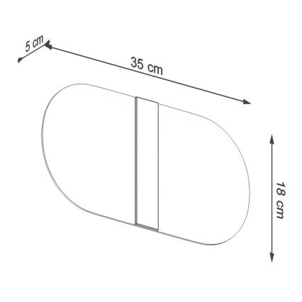 Nástenné svietidlo SALIA 2xG9/40W/230V