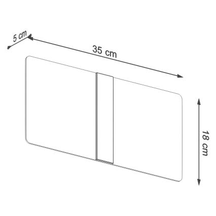 Nástenné svietidlo AZALIA 2xG9/40W/230V