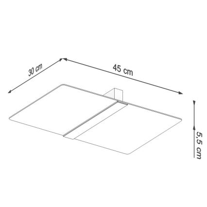 Stropné svietidlo AZALIA 2xG9/40W/230V