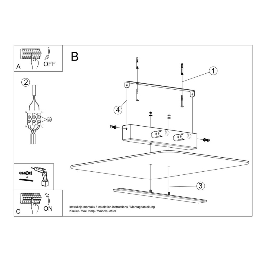 Stropné svietidlo AZALIA 2xG9/40W/230V