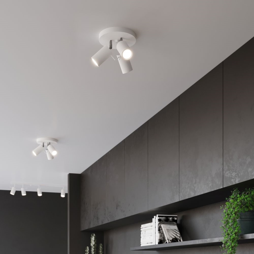 Bodové svietidlo RING 3xGU10/10W/230V biela