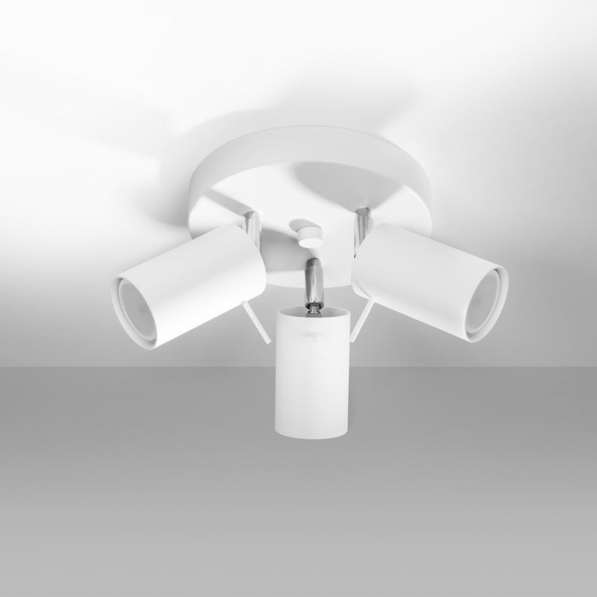 Bodové svietidlo RING 3xGU10/10W/230V biela