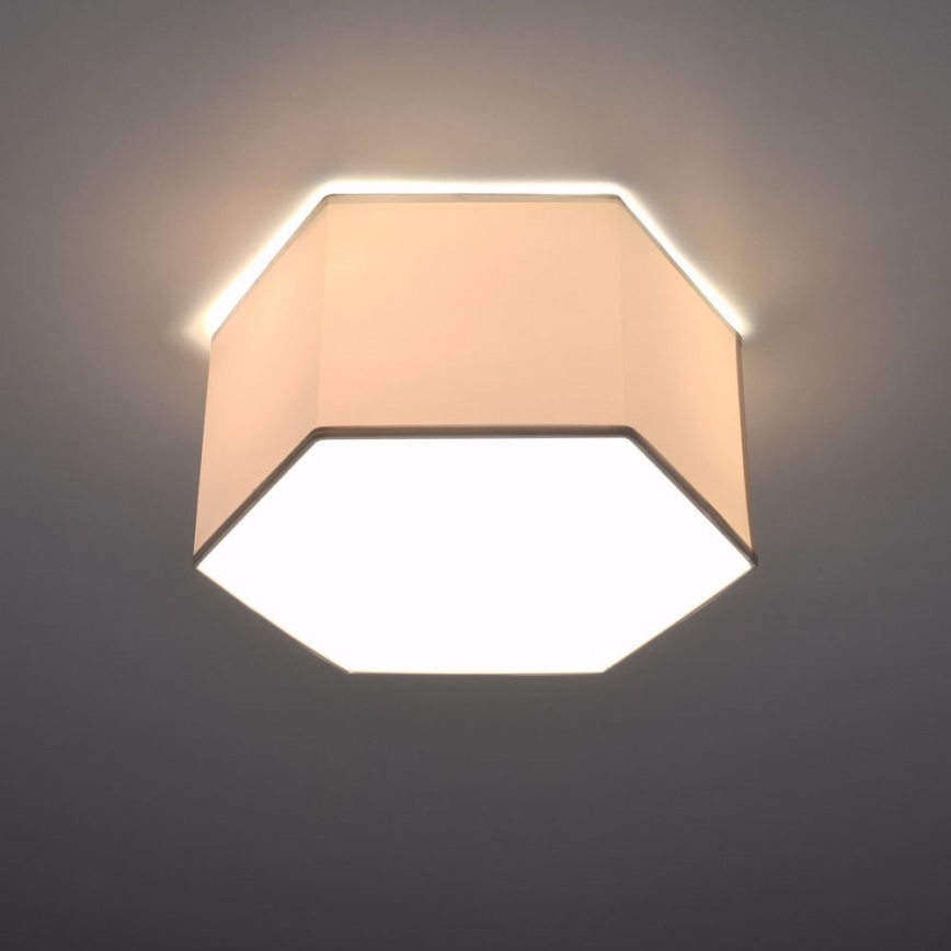 Stropné svietidlo SUNDE 2xE27/60W/230V 15,5 cm biela