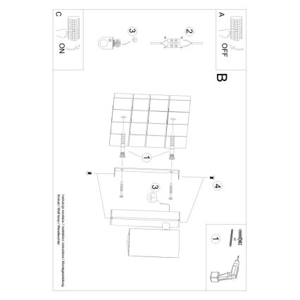 Nástenné svietidlo UTTI 1xGU10/40W/230V čierna