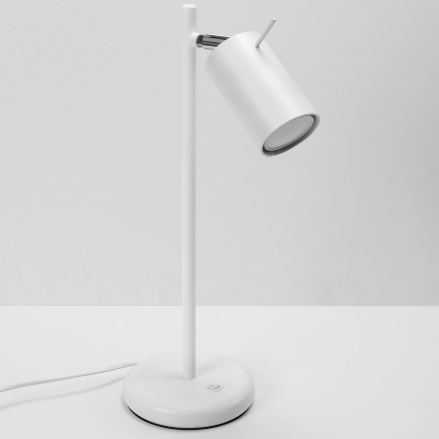 Stolná lampa RING 1xGU10/10W/230V biela