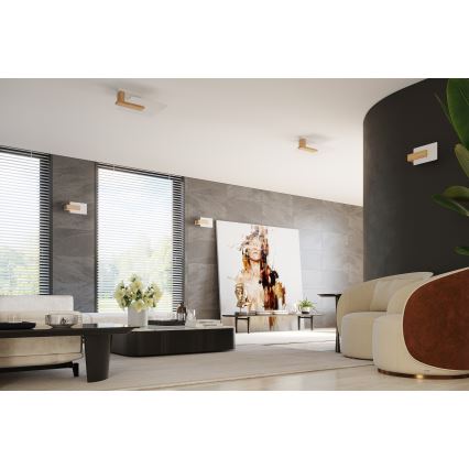 Stropné svietidlo LAPPO 2xE27/15W/230V béžové