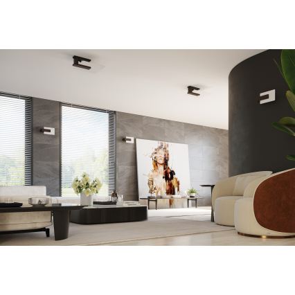 Nástenné svietidlo LAPPO 1xE14/10W/230V wenge