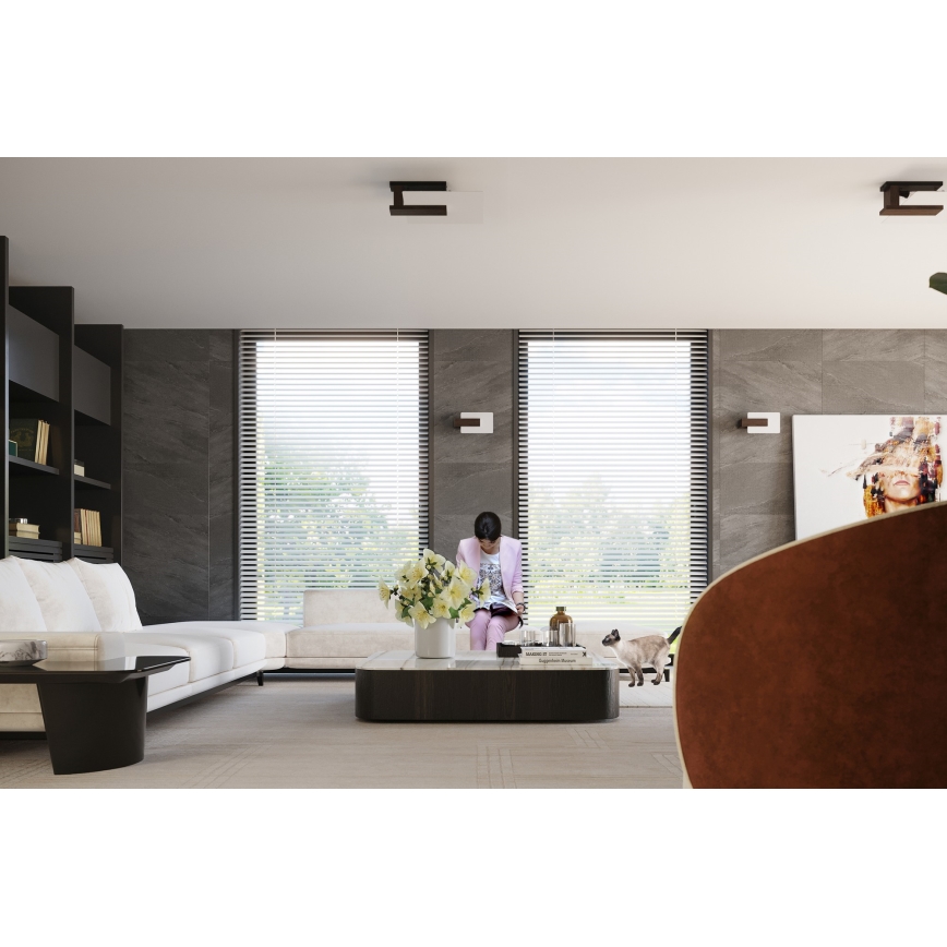 Stropné svietidlo LAPPO 2xE27/15W/230V wenge