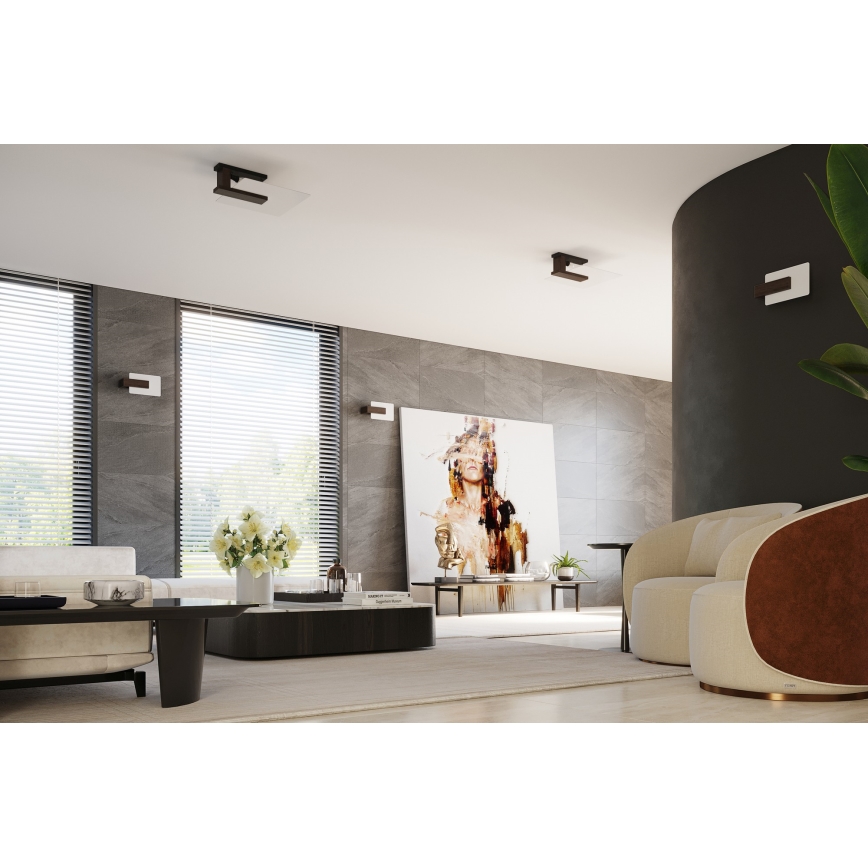 Stropné svietidlo LAPPO 2xE27/15W/230V wenge