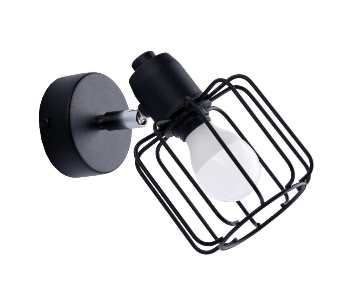 SL.1114 - Nástenné bodové svietidlo BELUCI 1xE14/40W/230V čierna