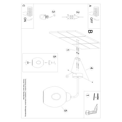 Nástenná lampa FILLAN 1xE27/60W/230V čierna