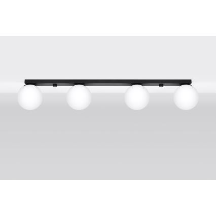 Stropné svietidlo YOLI 4xG9/12W/230V čierna