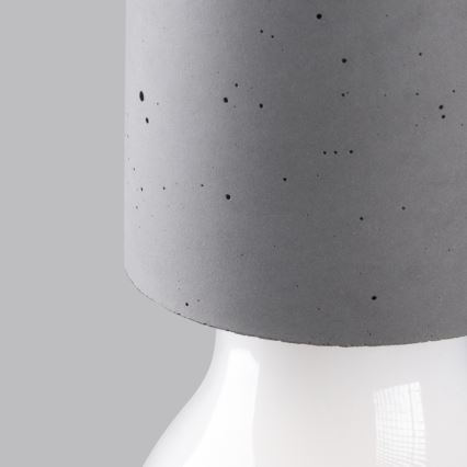 Luster na lanku NESO 7xE27/15W/230V pavúk betón