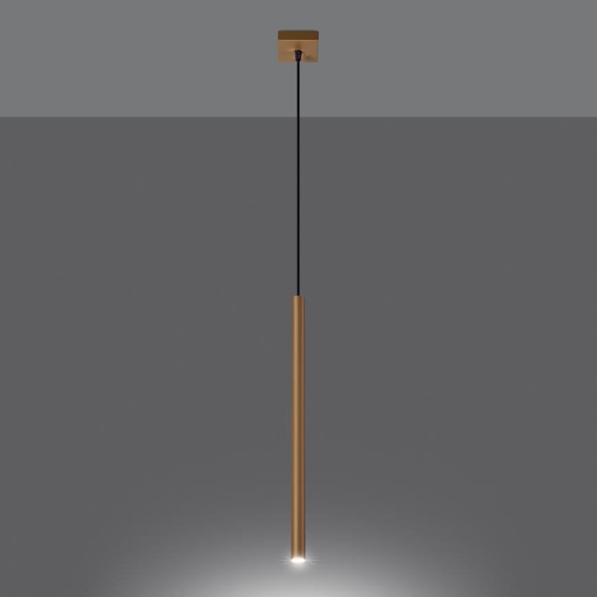 Luster na lanku PASTELO 1xG9/8W/230V zlatá