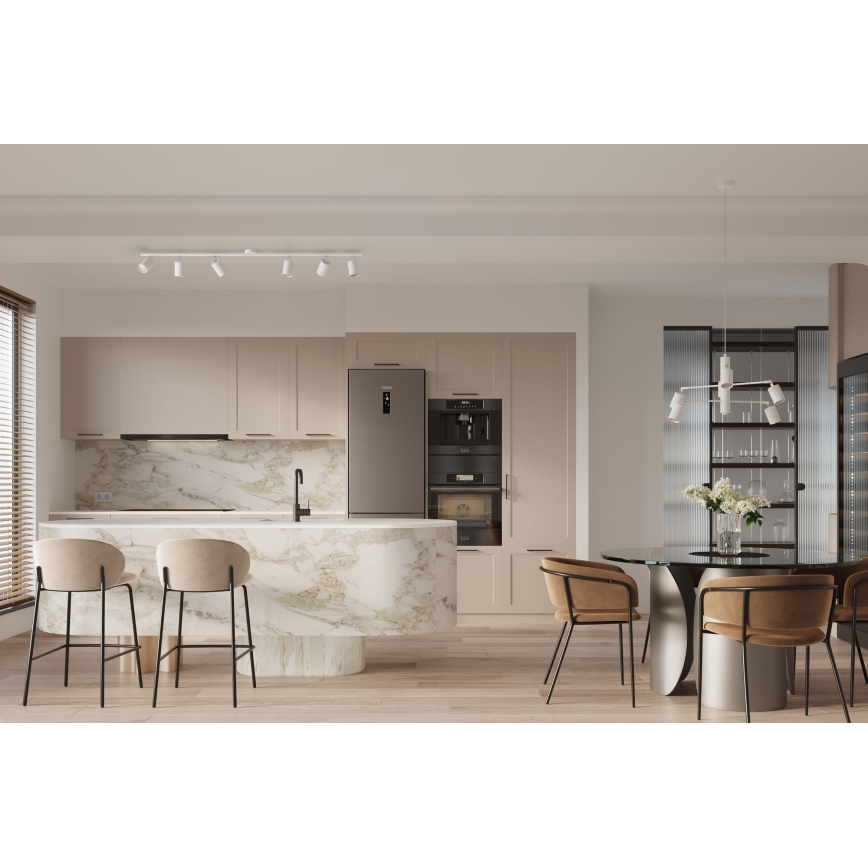 Luster na lanku LEMMI 6xGU10/10W/230V biela
