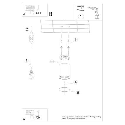 LED Bodové svietidlo ZOE LED/9W/230V biela