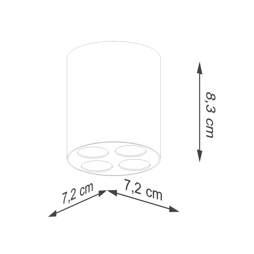 LED Bodové svietidlo ZOE LED/9W/230V čierna