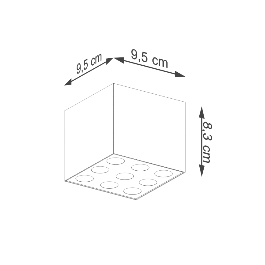 LED Bodové svietidlo OZZY LED/16W/230V čierna
