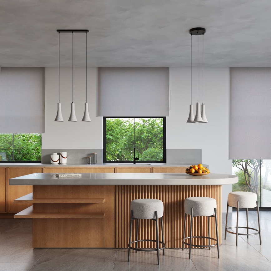 Luster na lanku REA 1xE14/12W/230V betón