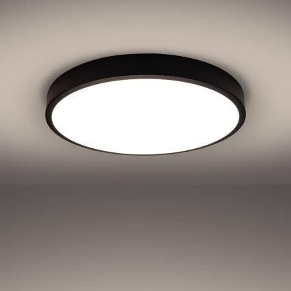 LED stropné svietidlo ONYX LED/48W/230V priemer 60 cm čierna