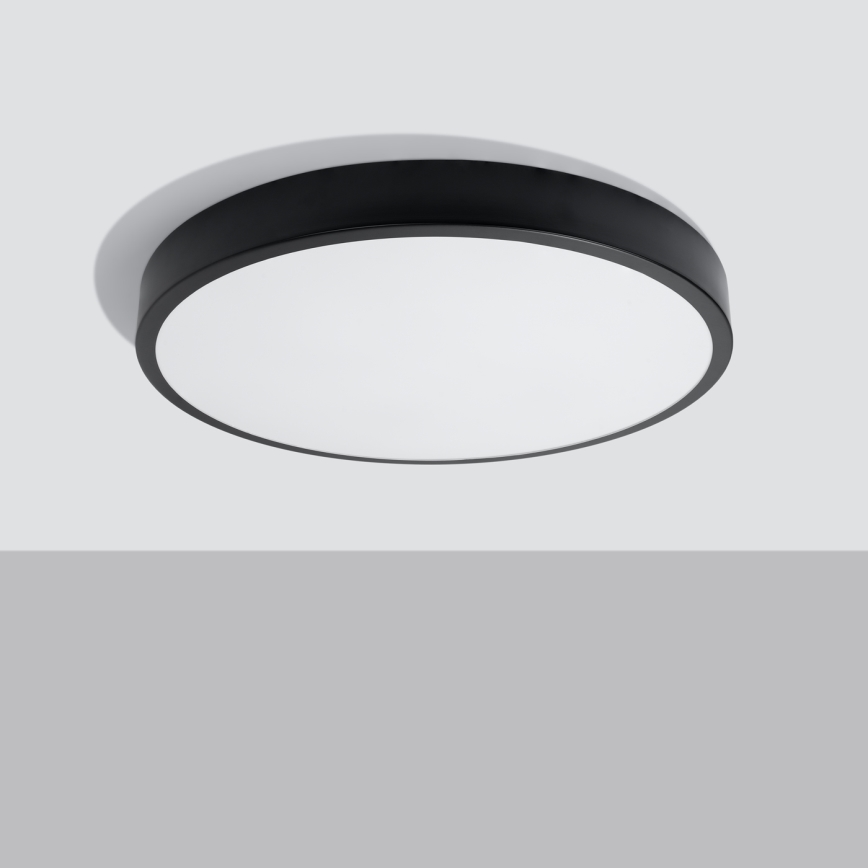 LED stropné svietidlo ONYX LED/48W/230V priemer 60 cm čierna
