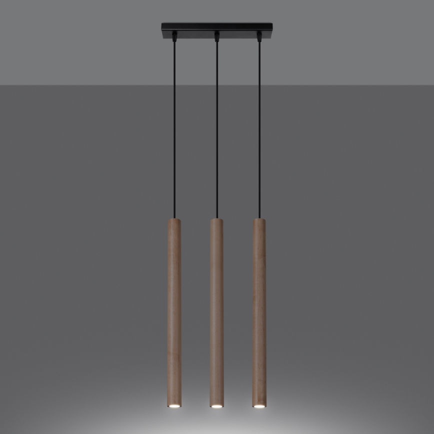 Luster na lanku PASTELO 3xG9/8W/230V buk