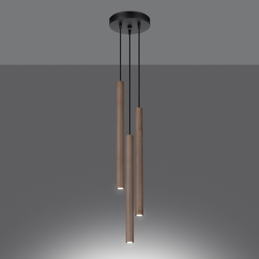 Luster na lanku PASTELO 3xG9/8W/230V buk