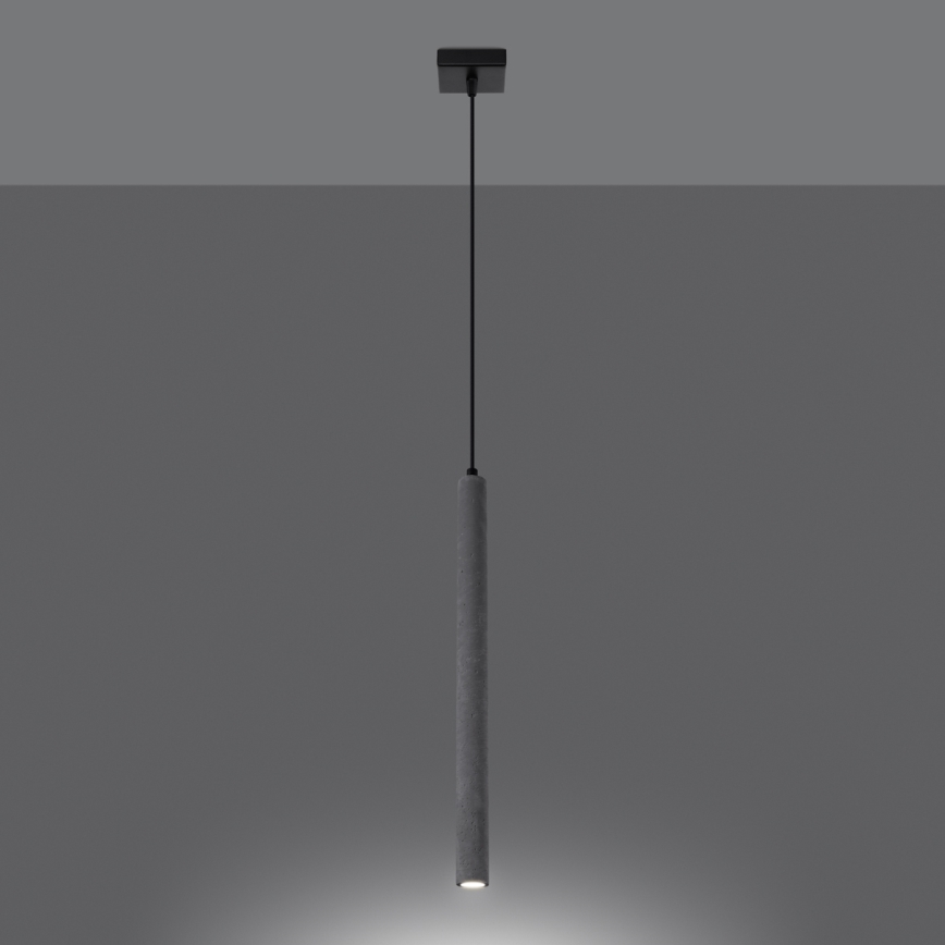 Luster na lanku PASTELO 1xG9/8W/230V betón