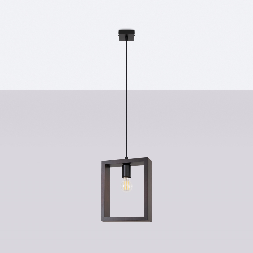 Luster na lanku ARIES 1xE27/15W/230V buk/wenge