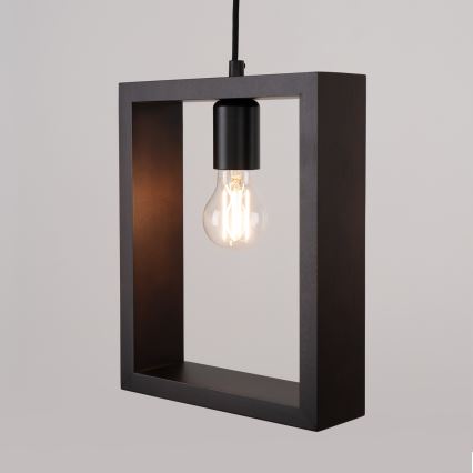 Luster na lanku ARIES 1xE27/15W/230V buk/wenge