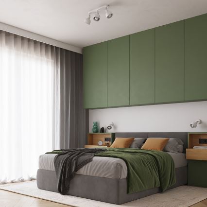 Bodové svietidlo ELBA 3xE27/15W/230V biela