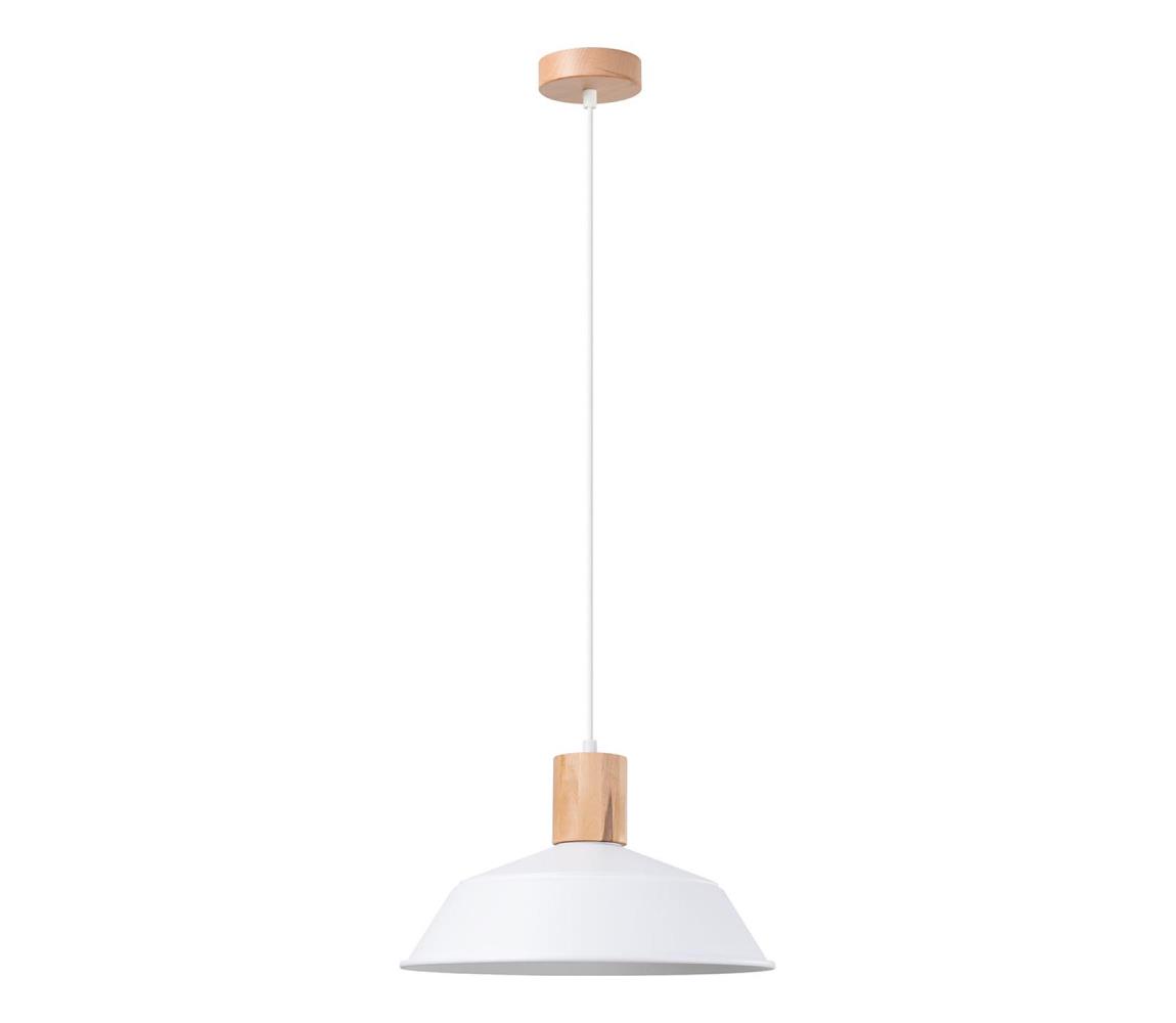  SL.1321 - Luster na lanku FANO 1xE27/15W/230V pr. 34 cm biela SL.1321