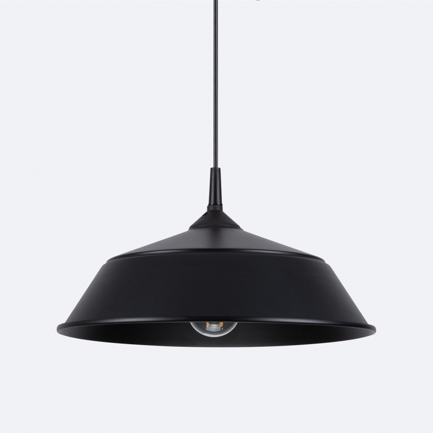 Luster na lanku FRIKA 1xE27/15W/230V pr. 34 cm čierna