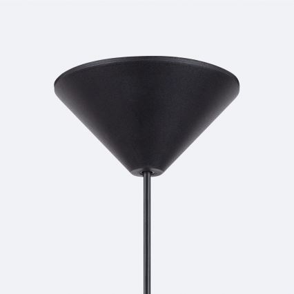 Luster na lanku FRIKA 1xE27/15W/230V pr. 34 cm čierna
