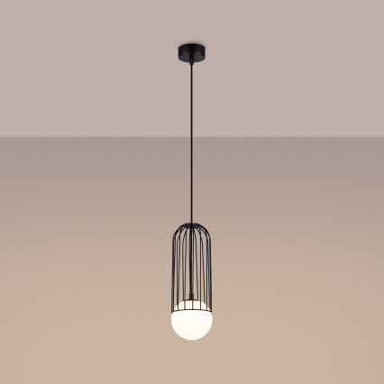 Luster na lanku BRINA 1xG9/8W/230V čierna
