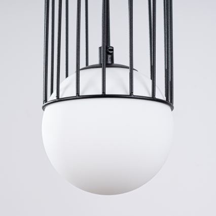 Luster na lanku BRINA 1xG9/8W/230V čierna