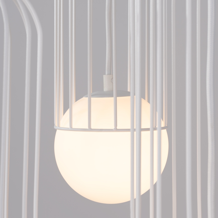 Luster na lanku BRINA 3xG9/8W/230V biela