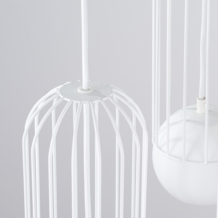 Luster na lanku BRINA 3xG9/8W/230V biela
