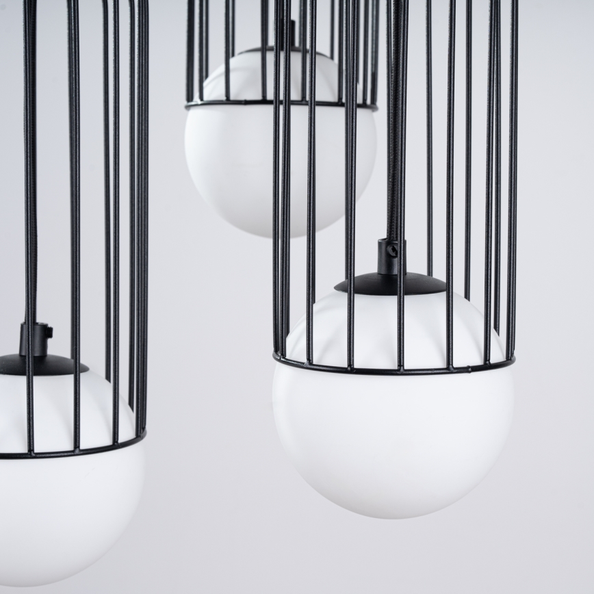Luster na lanku BRINA 3xG9/8W/230V čierna