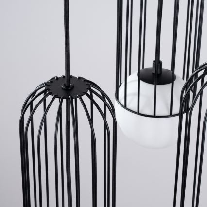 Luster na lanku BRINA 3xG9/8W/230V čierna