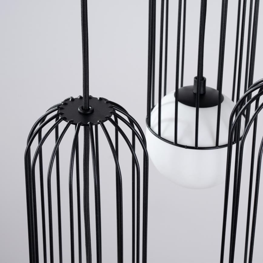 Luster na lanku BRINA 3xG9/8W/230V čierna
