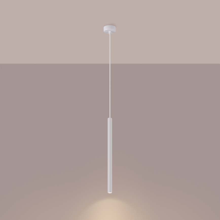 Luster na lanku ARCHE 1xG9/8W/230V biela