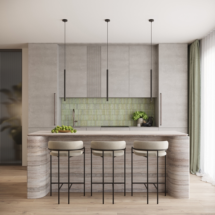 Luster na lanku ARCHE 1xG9/8W/230V čierna