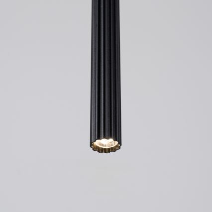 Luster na lanku ARCHE 1xG9/8W/230V čierna