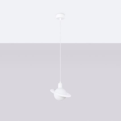 Luster na lanku HYPERION 1xG9/8W/230V biela