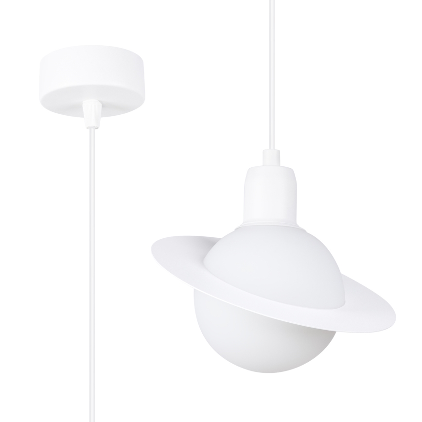 Luster na lanku HYPERION 1xG9/8W/230V biela
